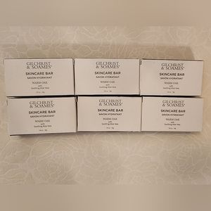Gilchrist & Soames Warm Oak Skincare Bar Soap - 1oz 30g x 6 Travel Size